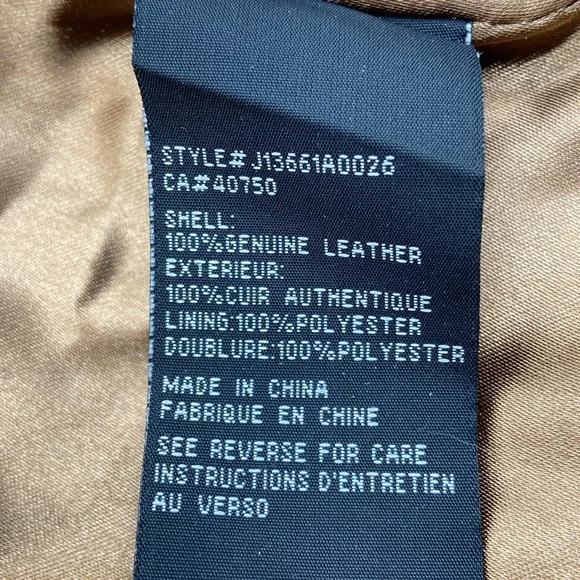 Guillaume Washable Suede Leather Jacket Size Large - Picture 10 of 14